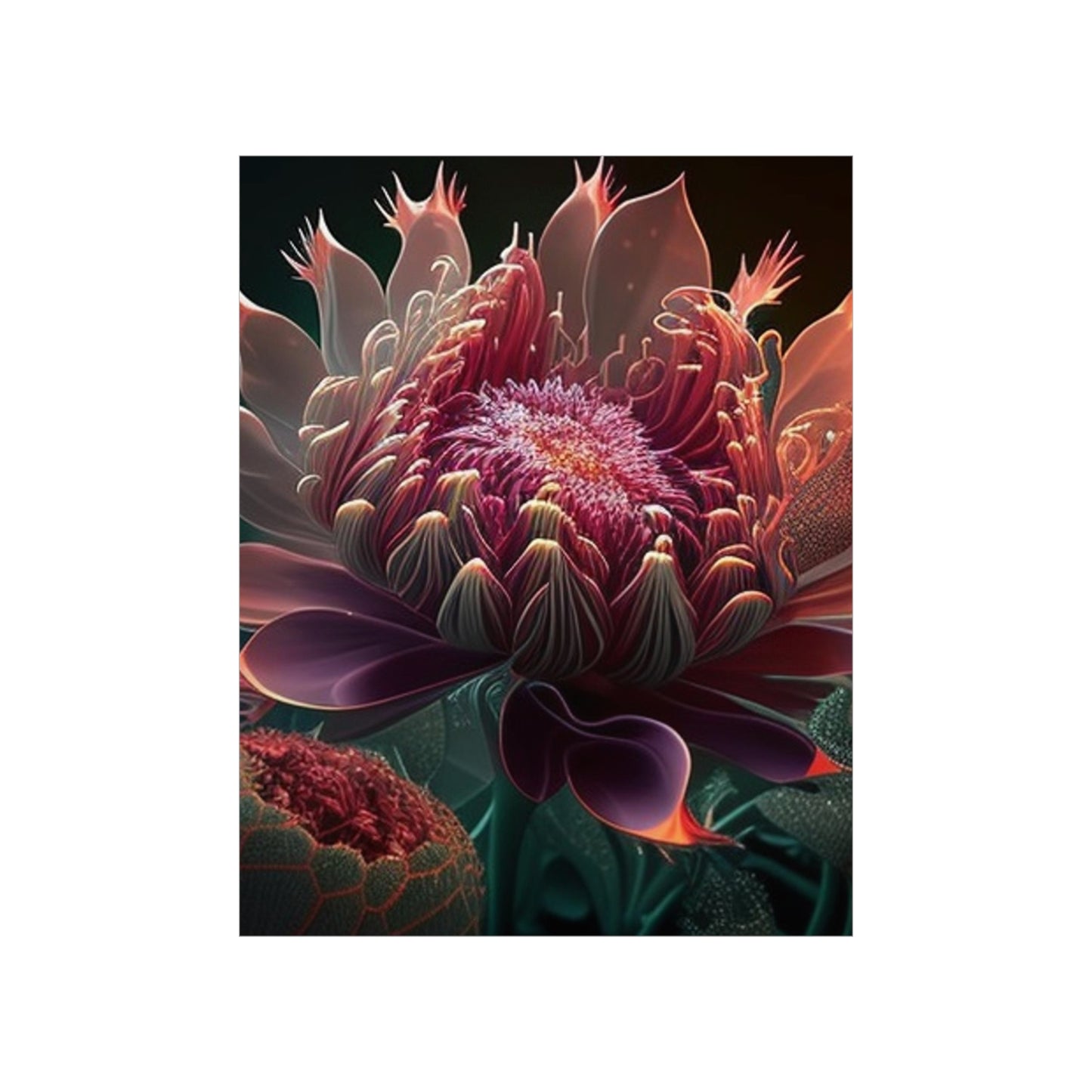 Premium Matte Vertical Posters Flower Arangment 1