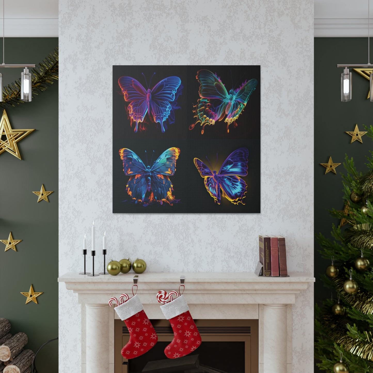 Canvas Gallery Wraps Thermal Butterfly 5