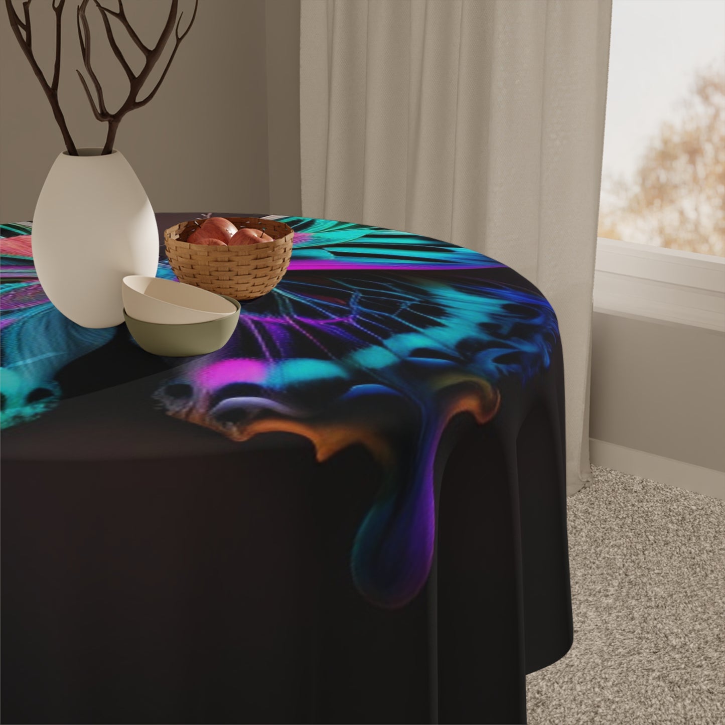 Tablecloth Neon Butterfly Fusion 1