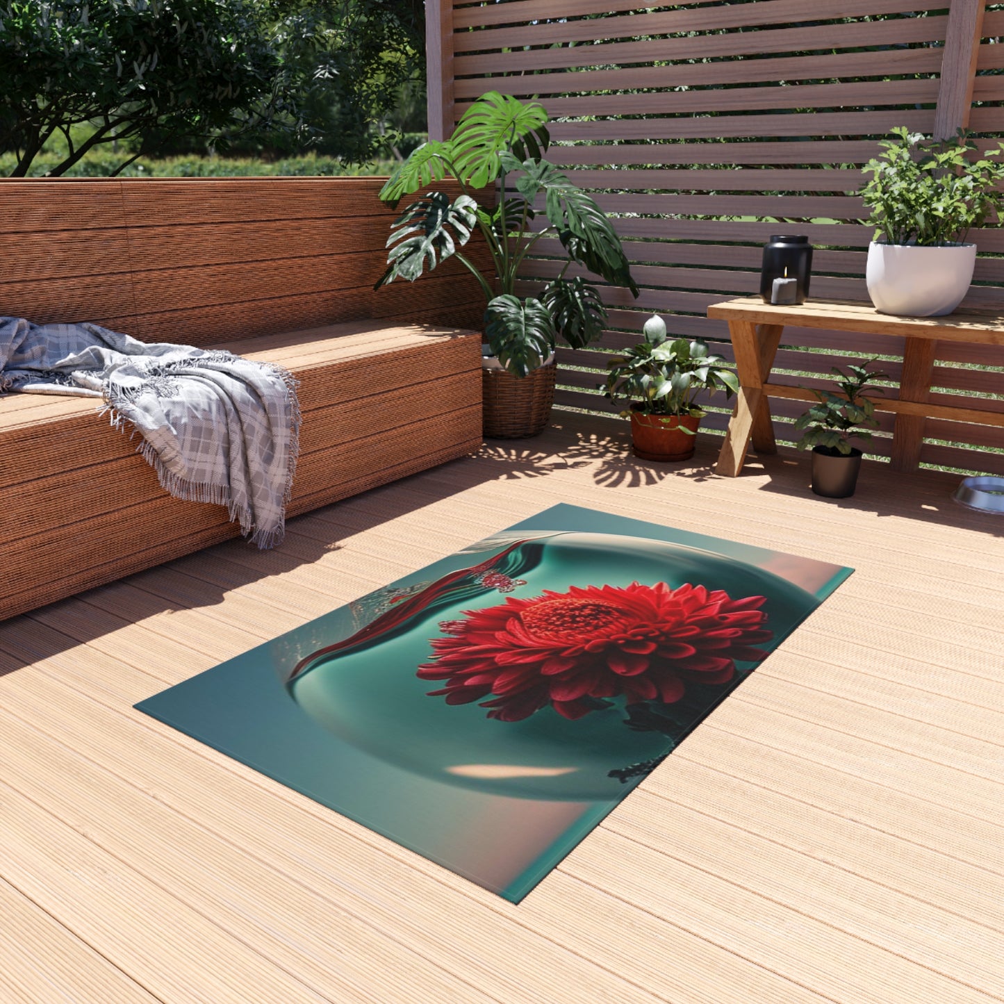 Outdoor Rug  Chrysanthemum 4