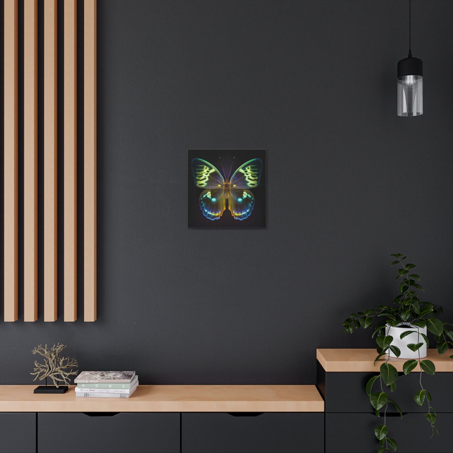 Canvas Gallery Wraps Neon Hue Butterfly 1