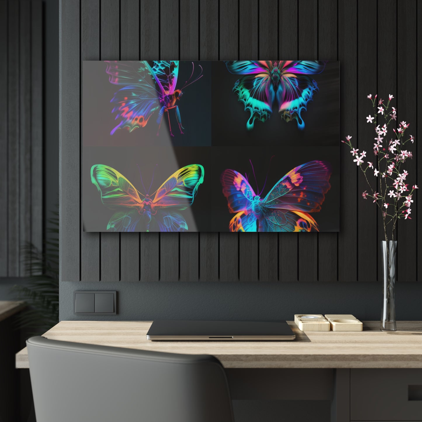 Acrylic Prints Raw Hyper Color Butterfly 5