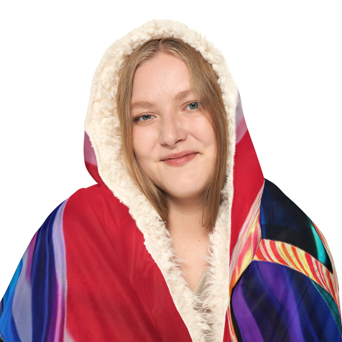 Snuggle Hooded Blanket Hyper Colorfull Ferrari 4