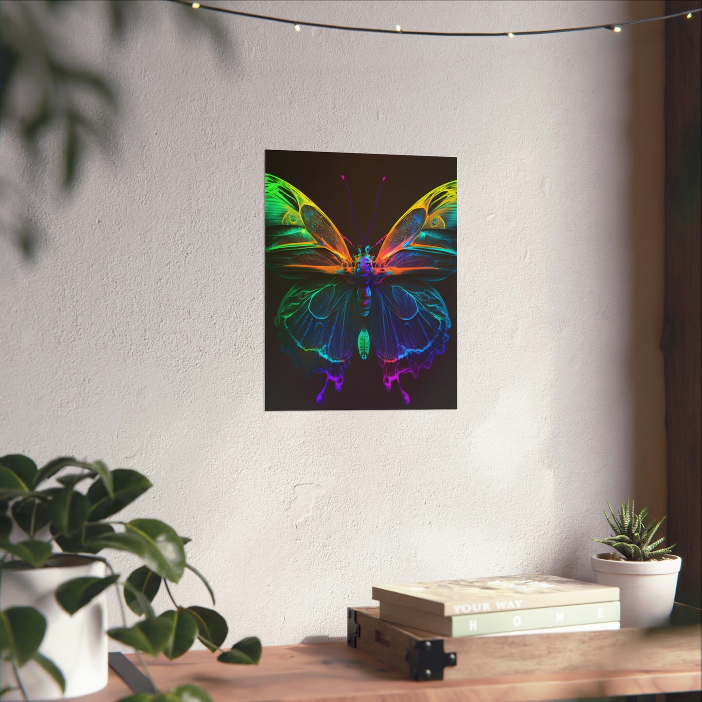 Premium Matte Vertical Posters Raw Hyper Color Butterfly 3