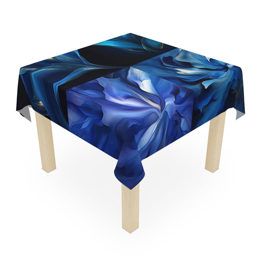 Tablecloth Abstract Blue Tulip 5