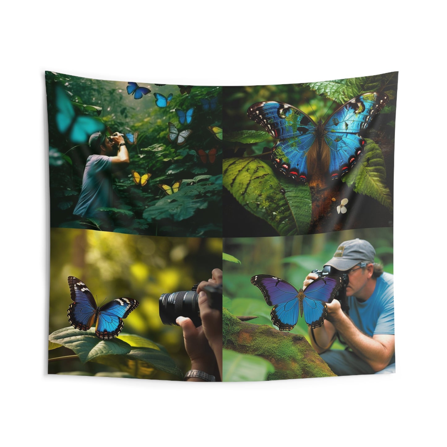 Indoor Wall Tapestries Jungle Butterfly 5