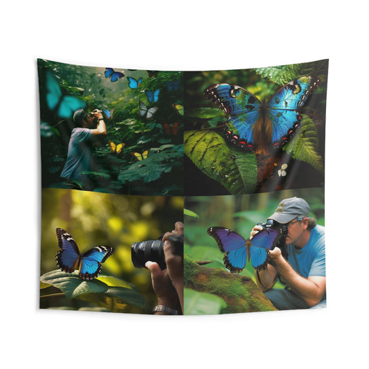Indoor Wall Tapestries Jungle Butterfly 5