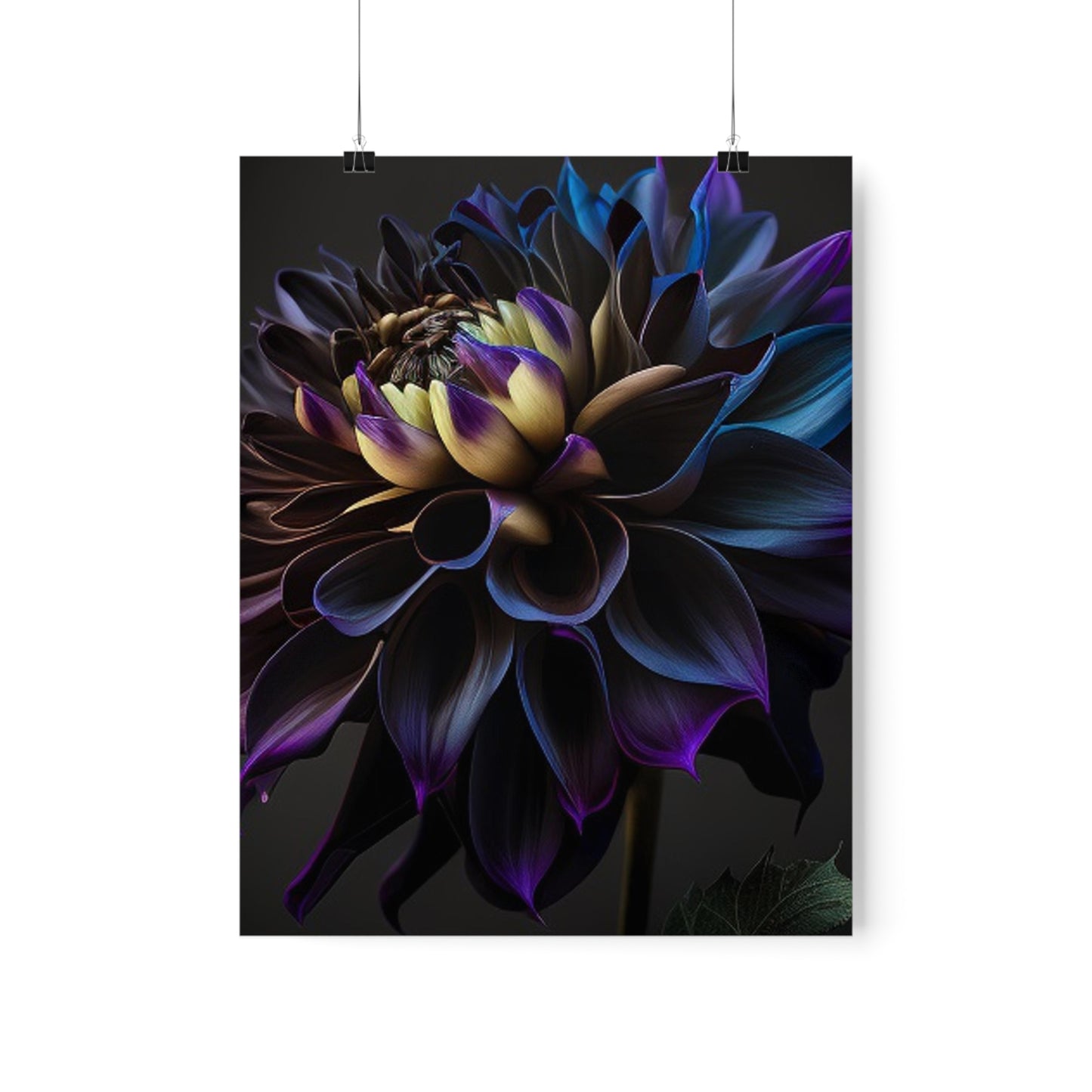 Premium Matte Vertical Posters Dahlia Purple 1