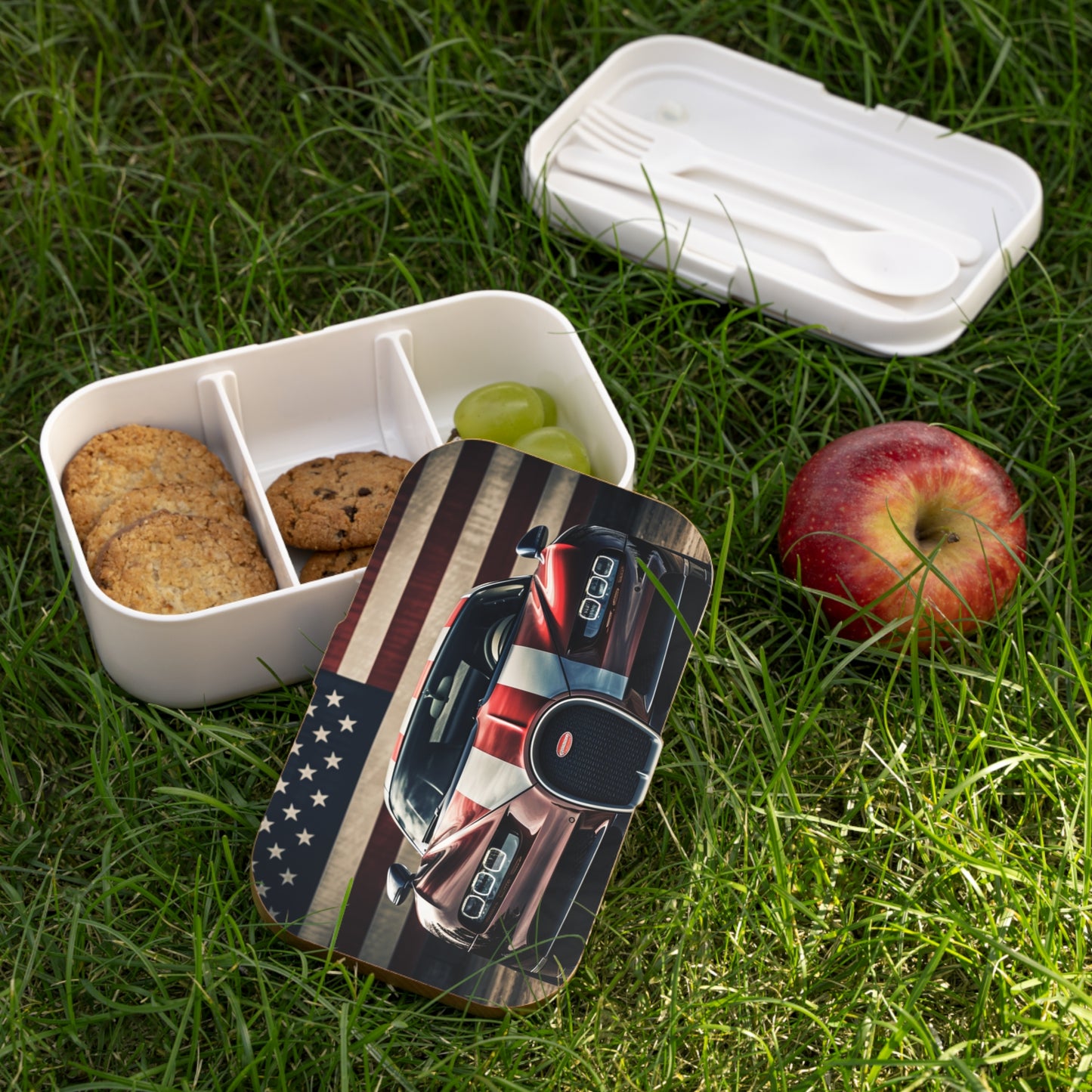 Bento Lunch Box Bugatti Flag 1