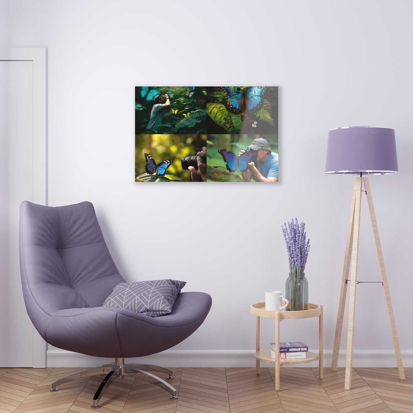 Acrylic Prints Jungle Butterfly 5