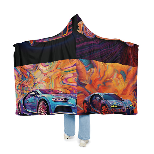 Snuggle Hooded Blanket Bugatti Abstract Concept 5