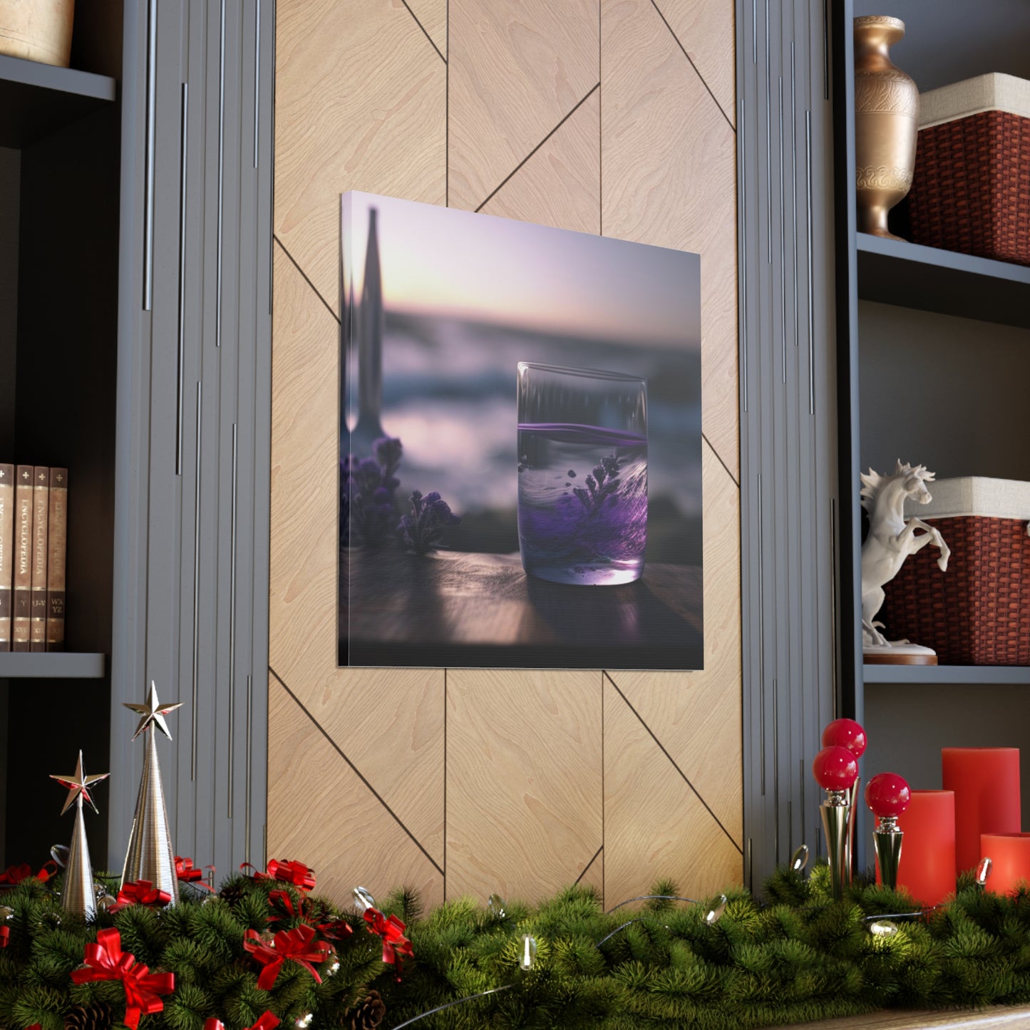 Canvas Gallery Wraps Lavender in a vase 4