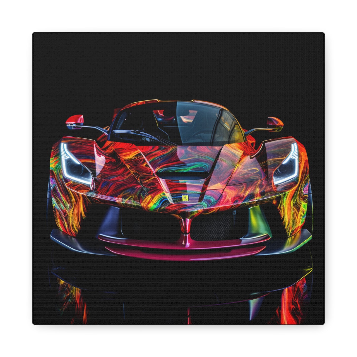 Canvas Gallery Wraps Ferrari Neon 3