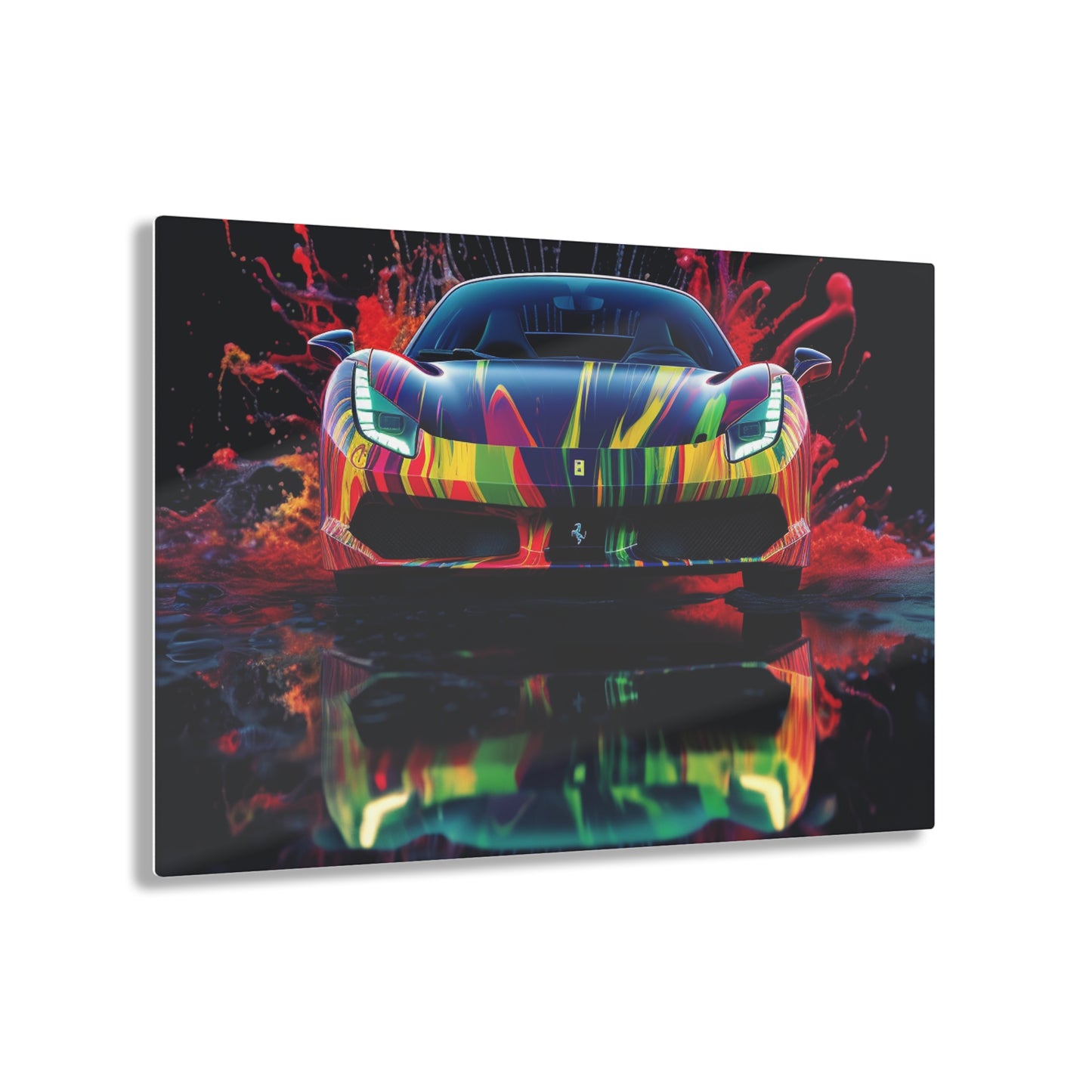 Acrylic Prints Ferrari Fusion Water 1