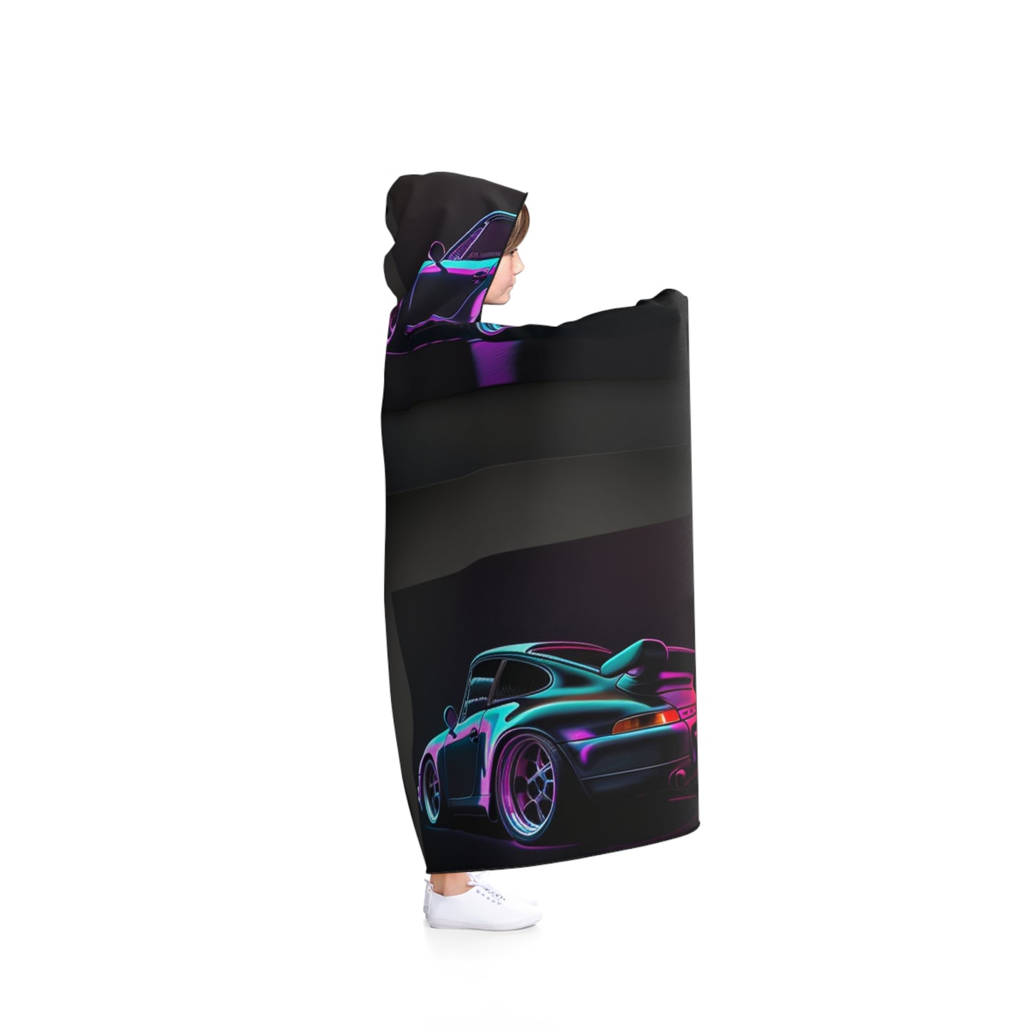 Hooded Blanket Porsche Purple 5