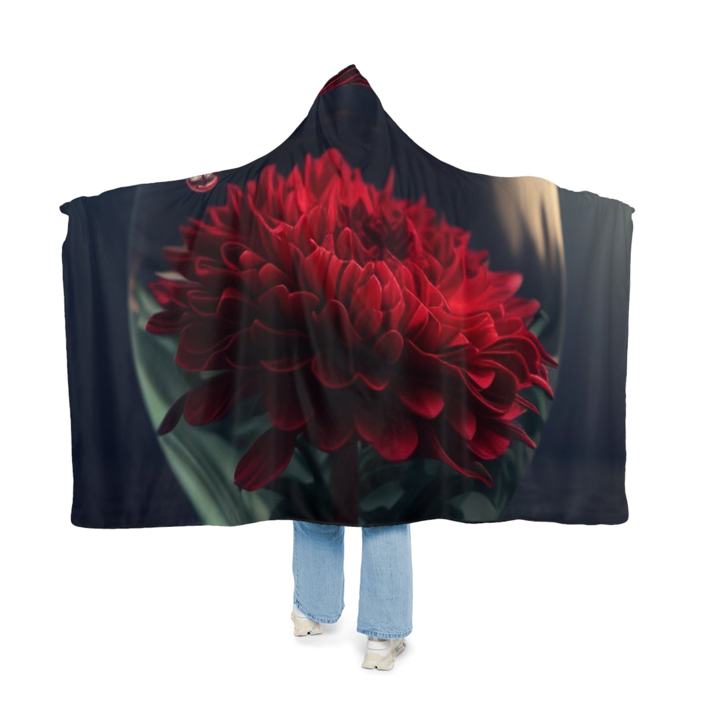 Snuggle Hooded Blanket Chrysanthemum 1