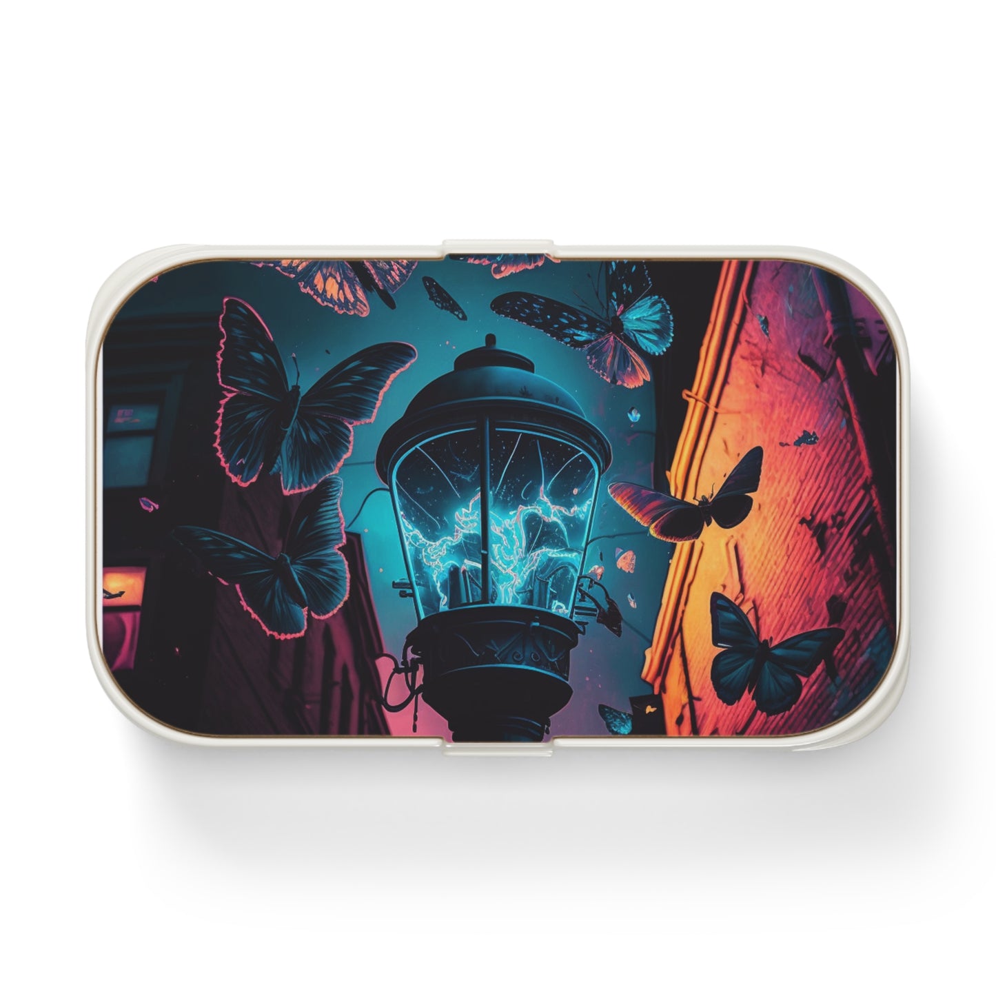 Bento Lunch Box Street Light Butterfly 2