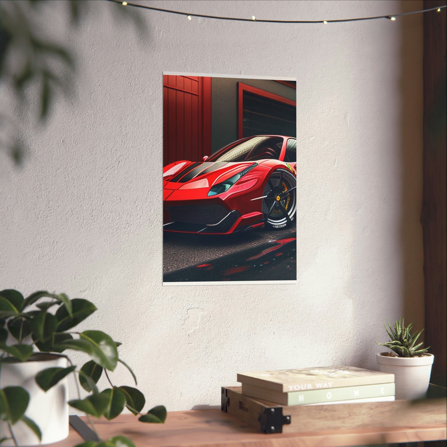 Premium Matte Vertical Posters Ferrari Hyper 1