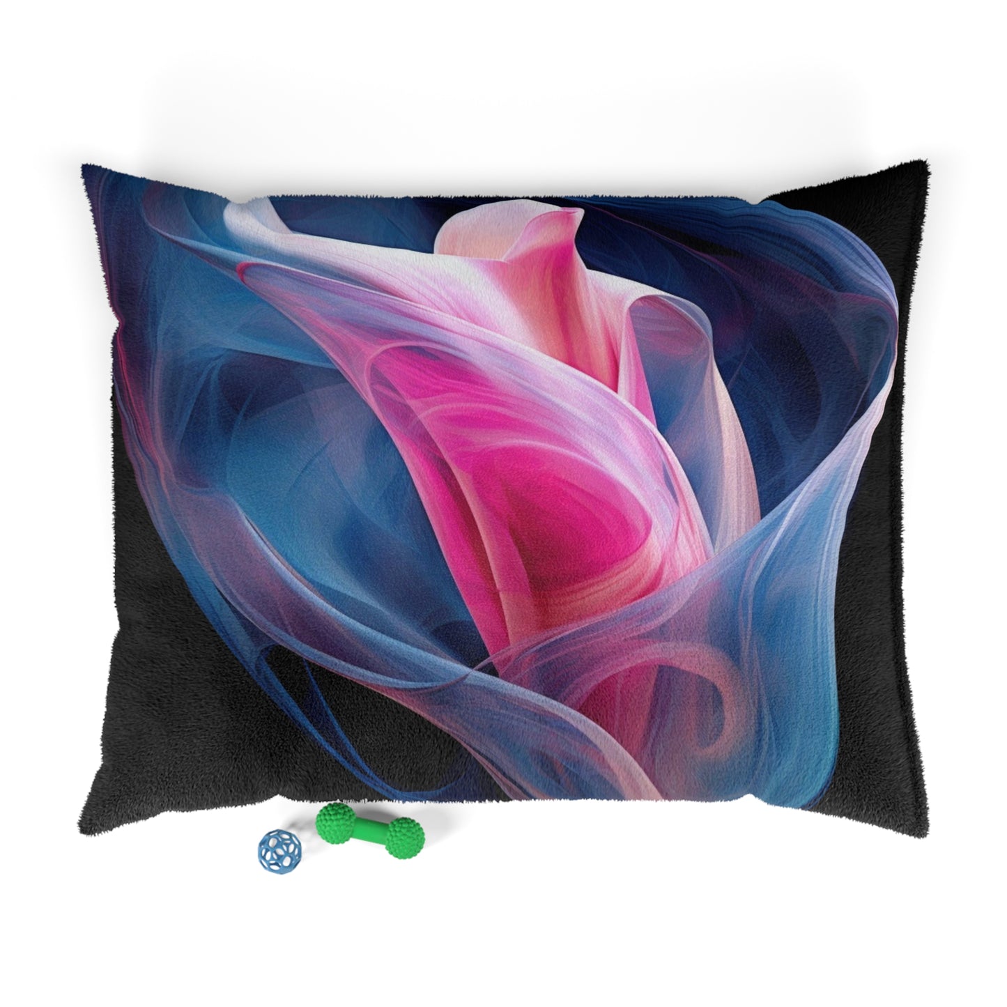 Pet Bed Pink & Blue Tulip Rose 3