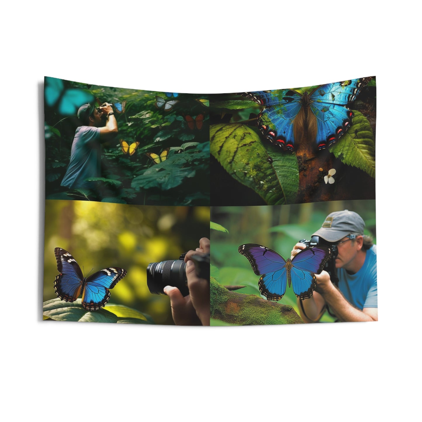 Indoor Wall Tapestries Jungle Butterfly 5
