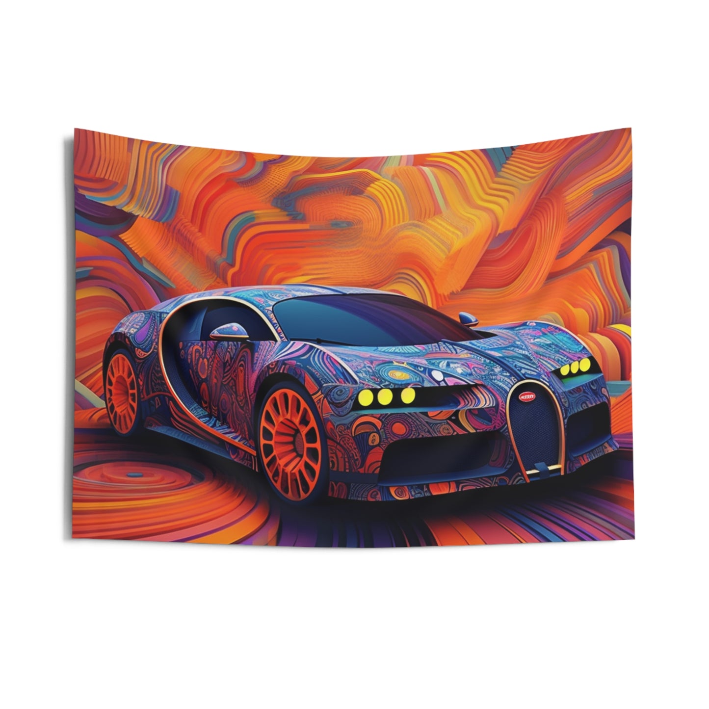 Indoor Wall Tapestries Bugatti Abstract Concept 4