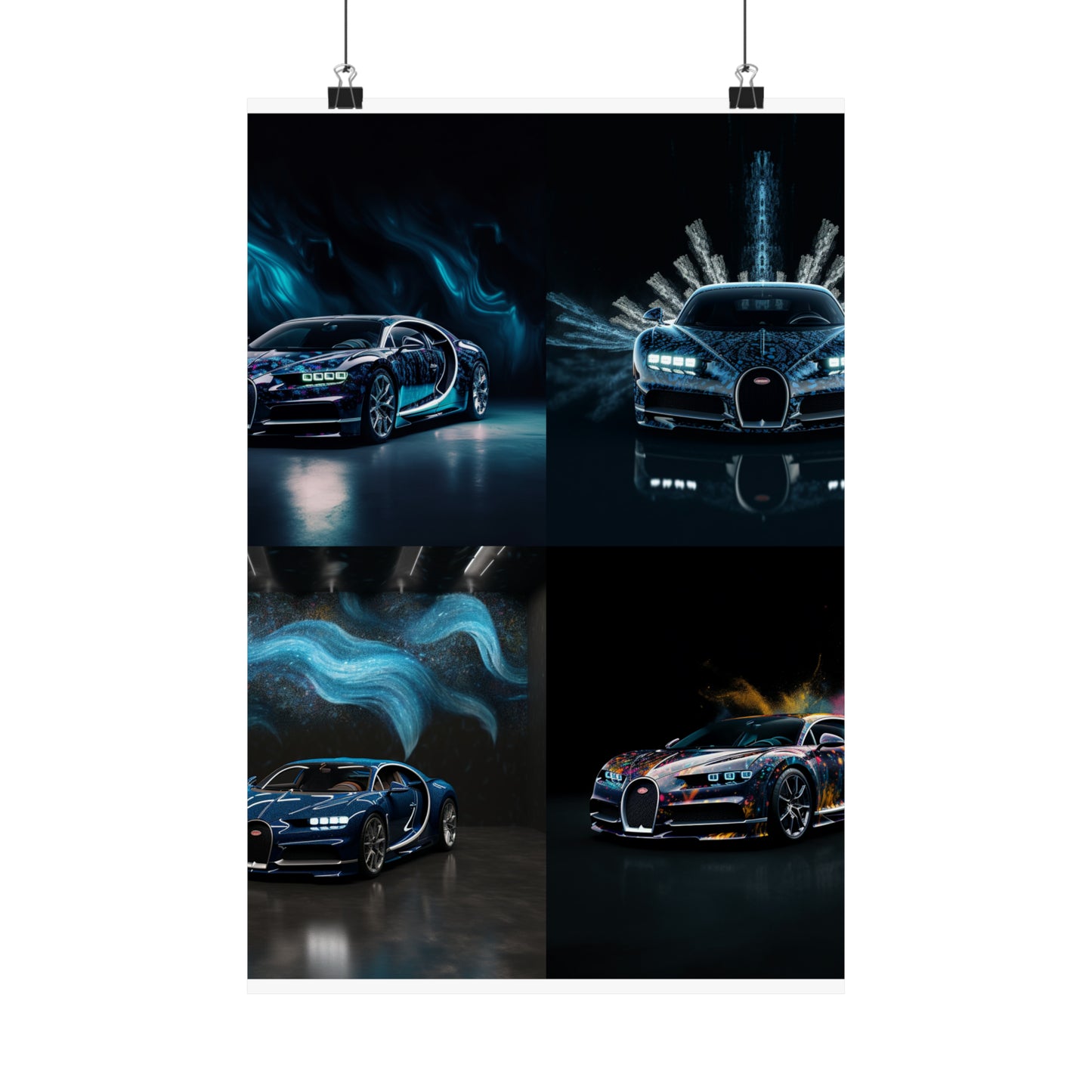 Premium Matte Vertical Posters Hyper Bugatti 5