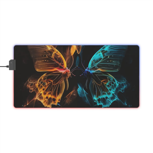 LED Gaming Mouse Pad Kiss Neon Butterfly 2