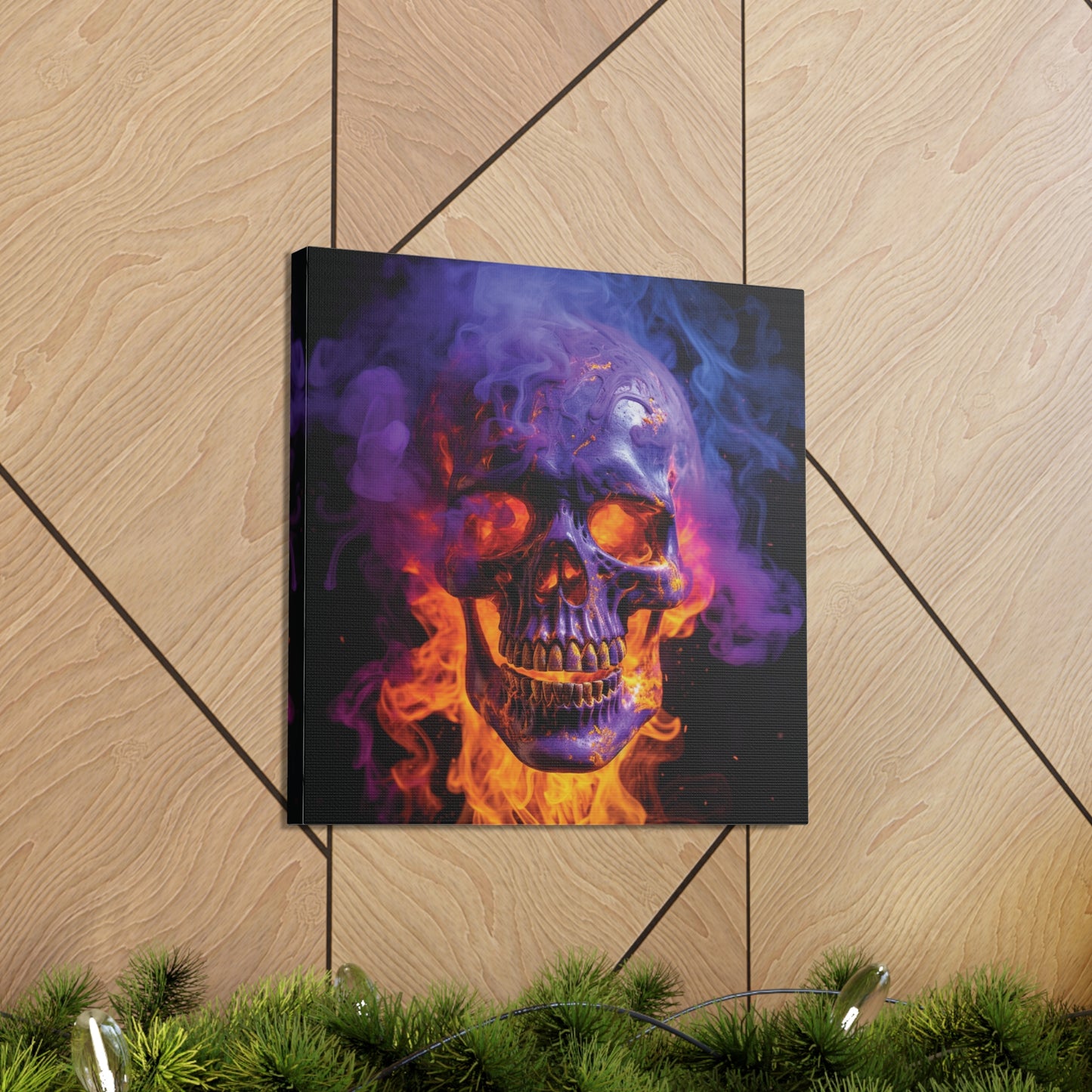 Canvas Gallery Wraps Macro Skull 1