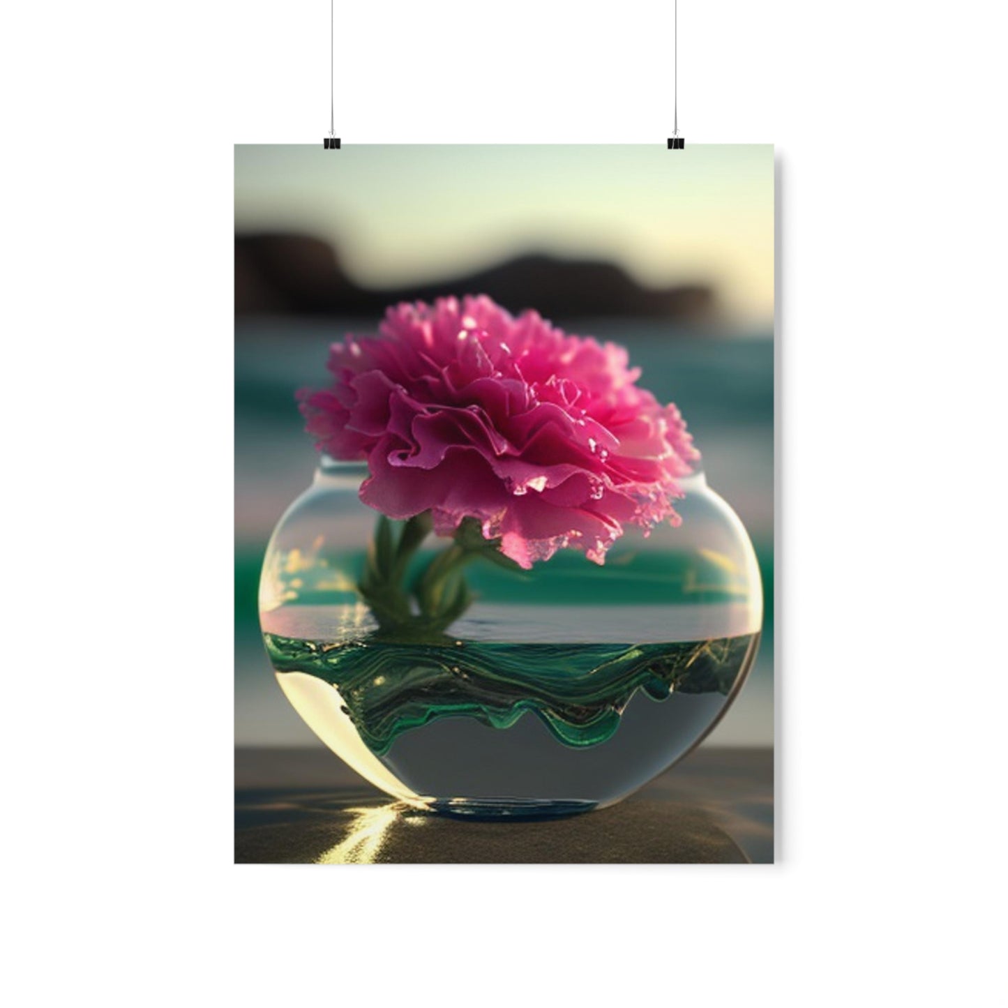 Premium Matte Vertical Posters Carnation 3