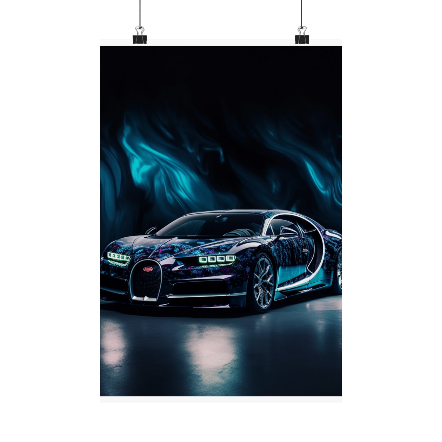 Premium Matte Vertical Posters Hyper Bugatti 1