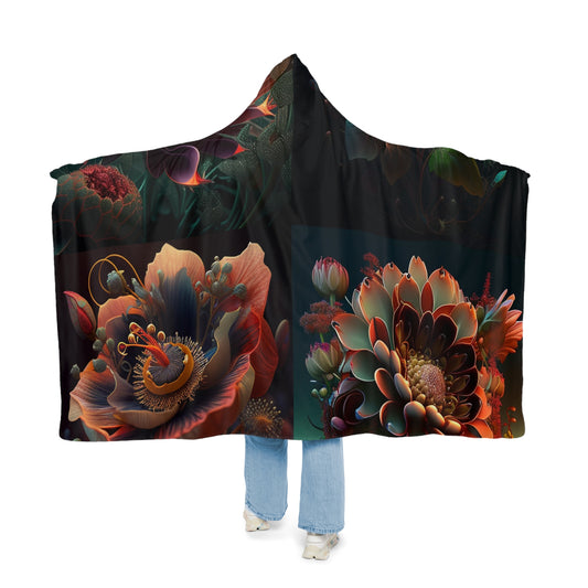 Snuggle Hooded Blanket Flower Arangment 5