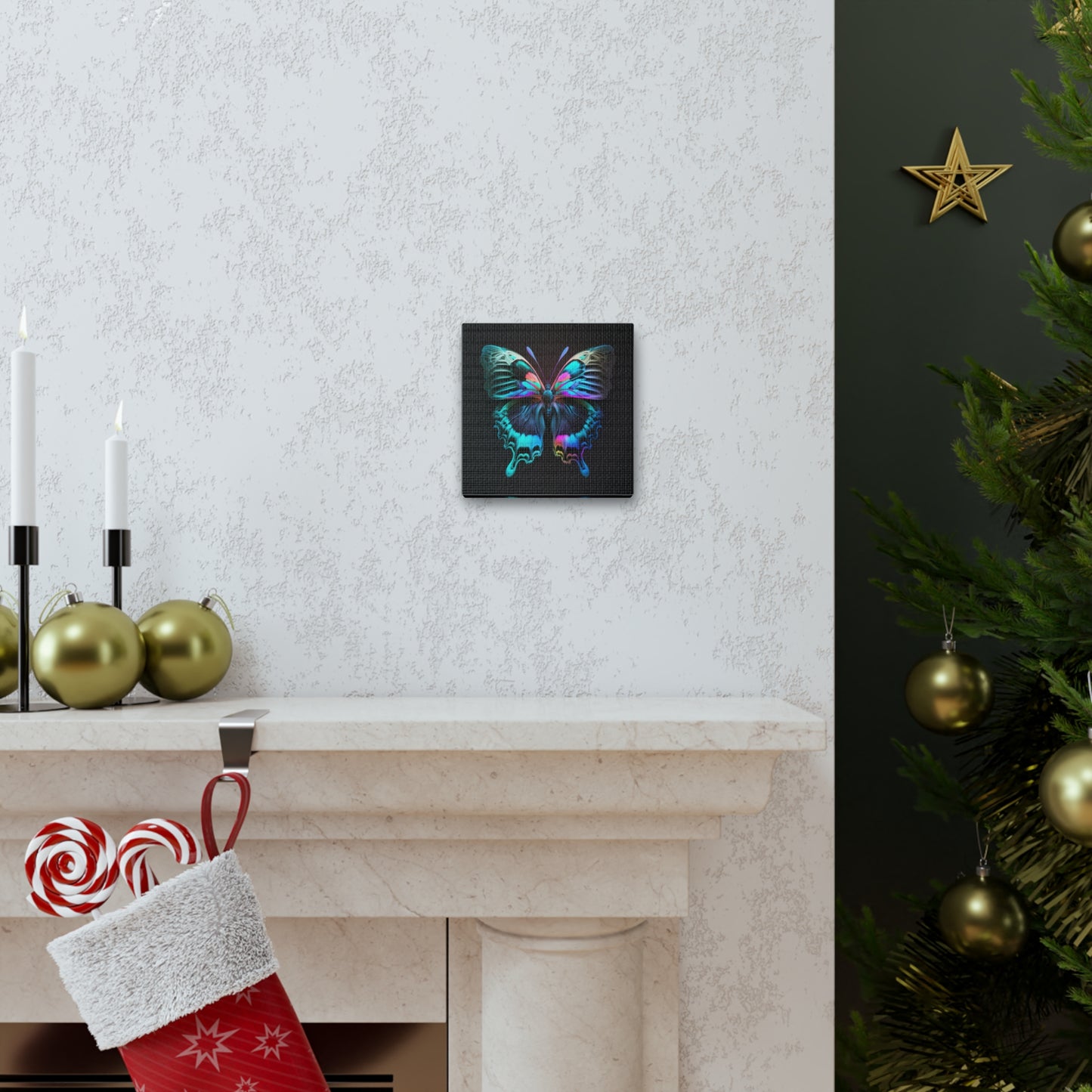 Canvas Gallery Wraps Raw Florescent Glow 1