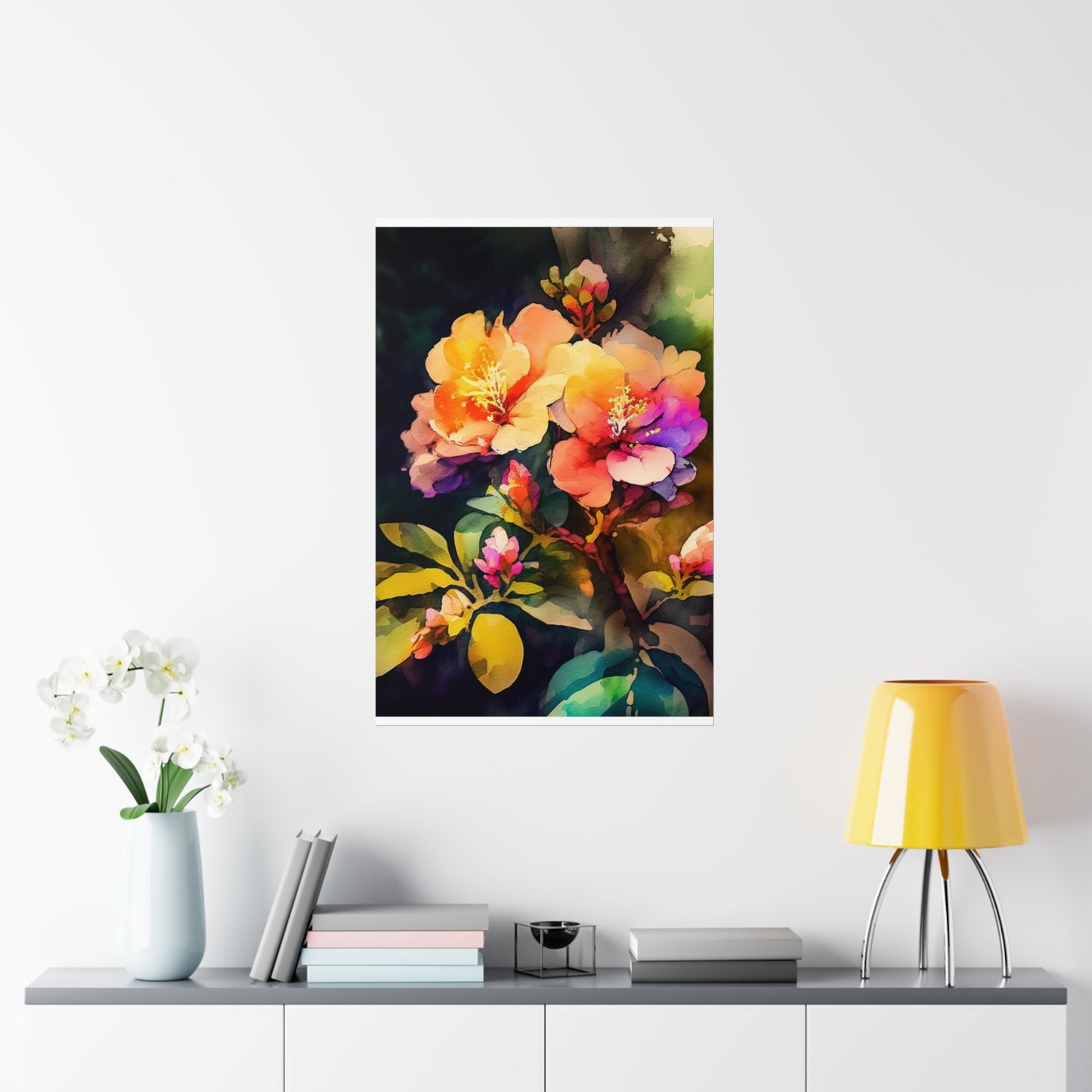 Premium Matte Vertical Posters Bright Spring Flowers 2