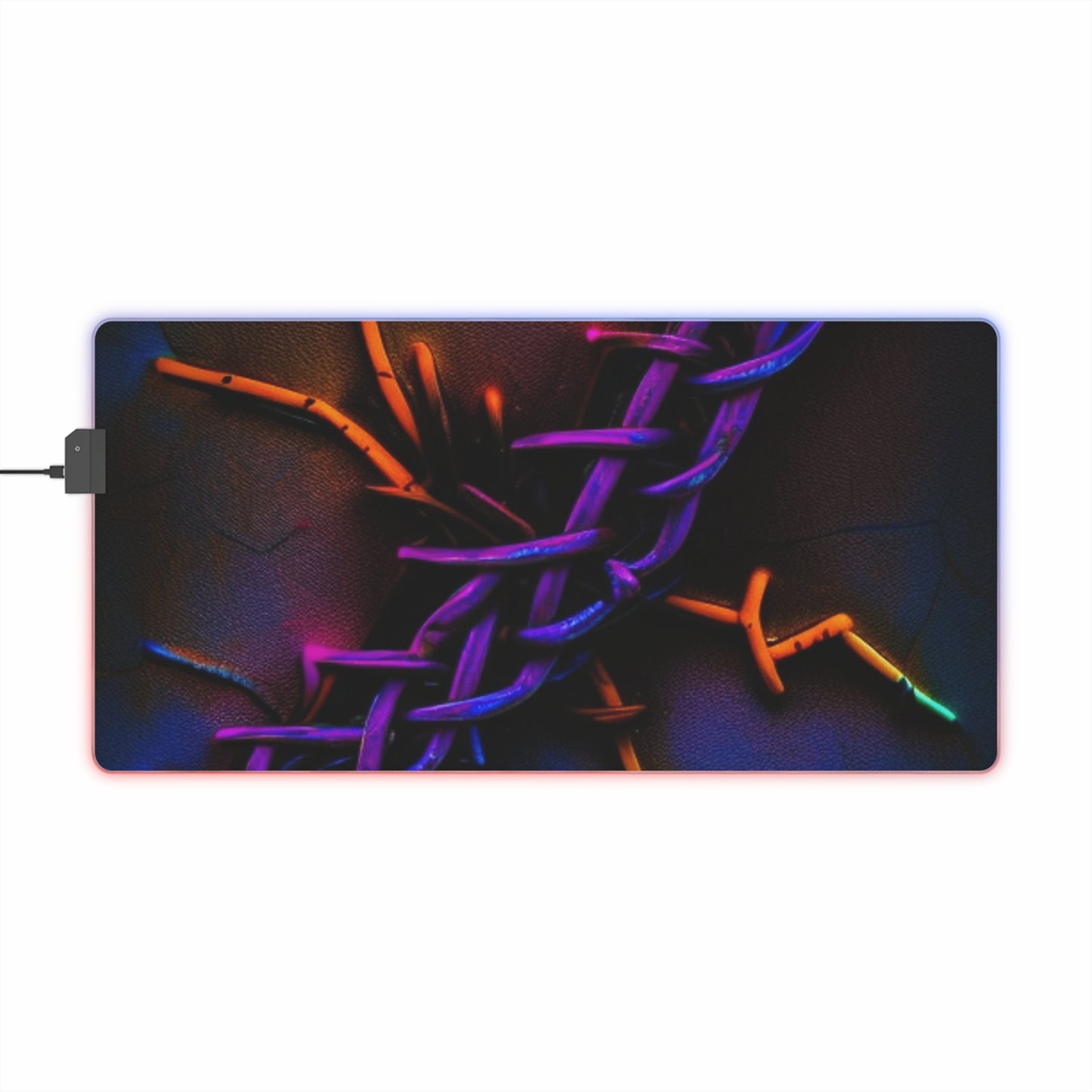 LED Gaming Mouse Pad Macro Neon Barbs 2