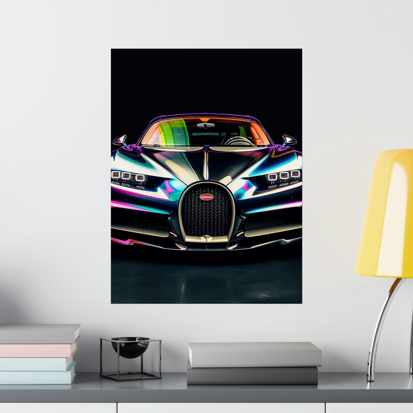 Premium Matte Vertical Posters Hyper Bugatti Chiron 4