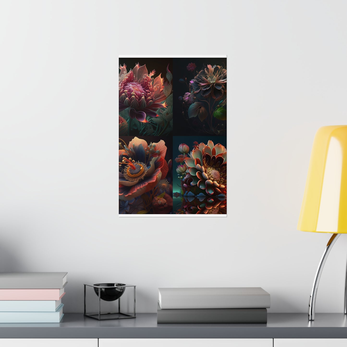 Premium Matte Vertical Posters Flower Arangment 5