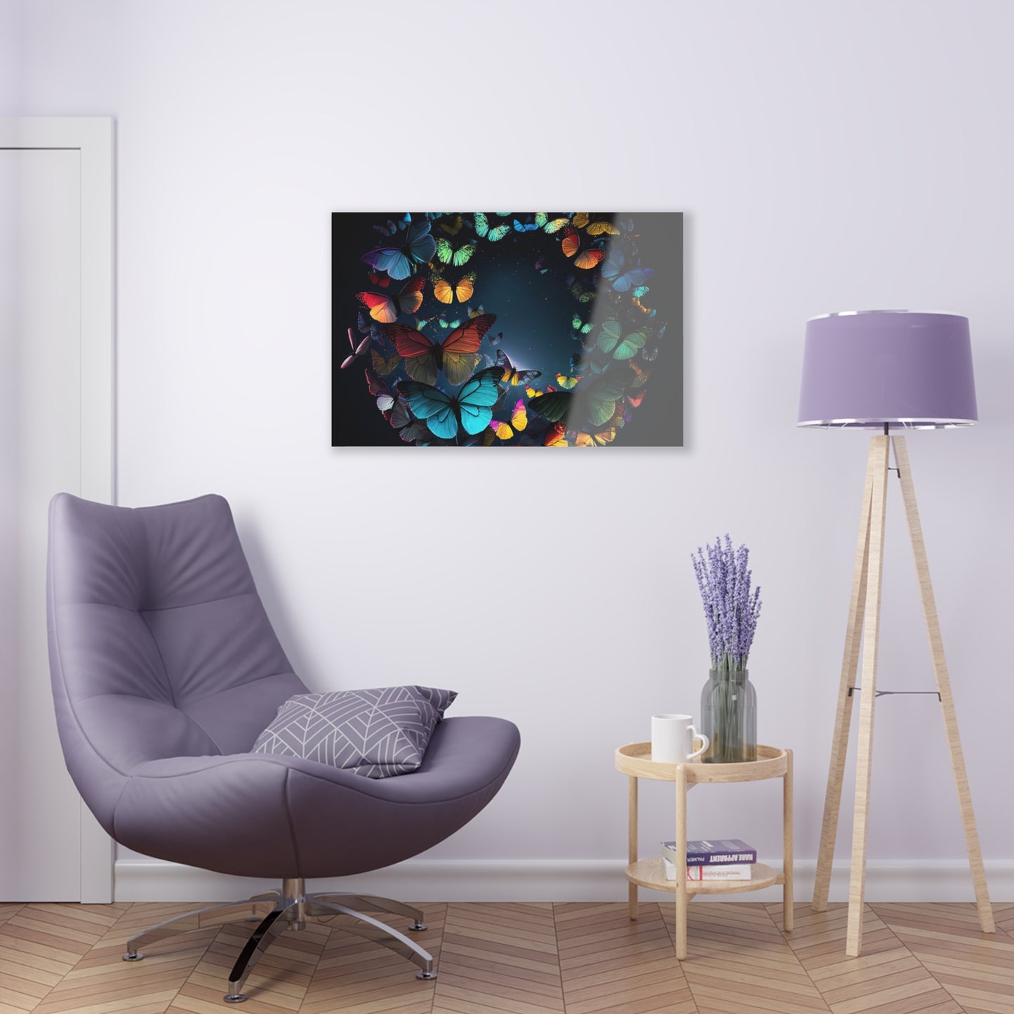 Acrylic Prints Moon Butterfly 3