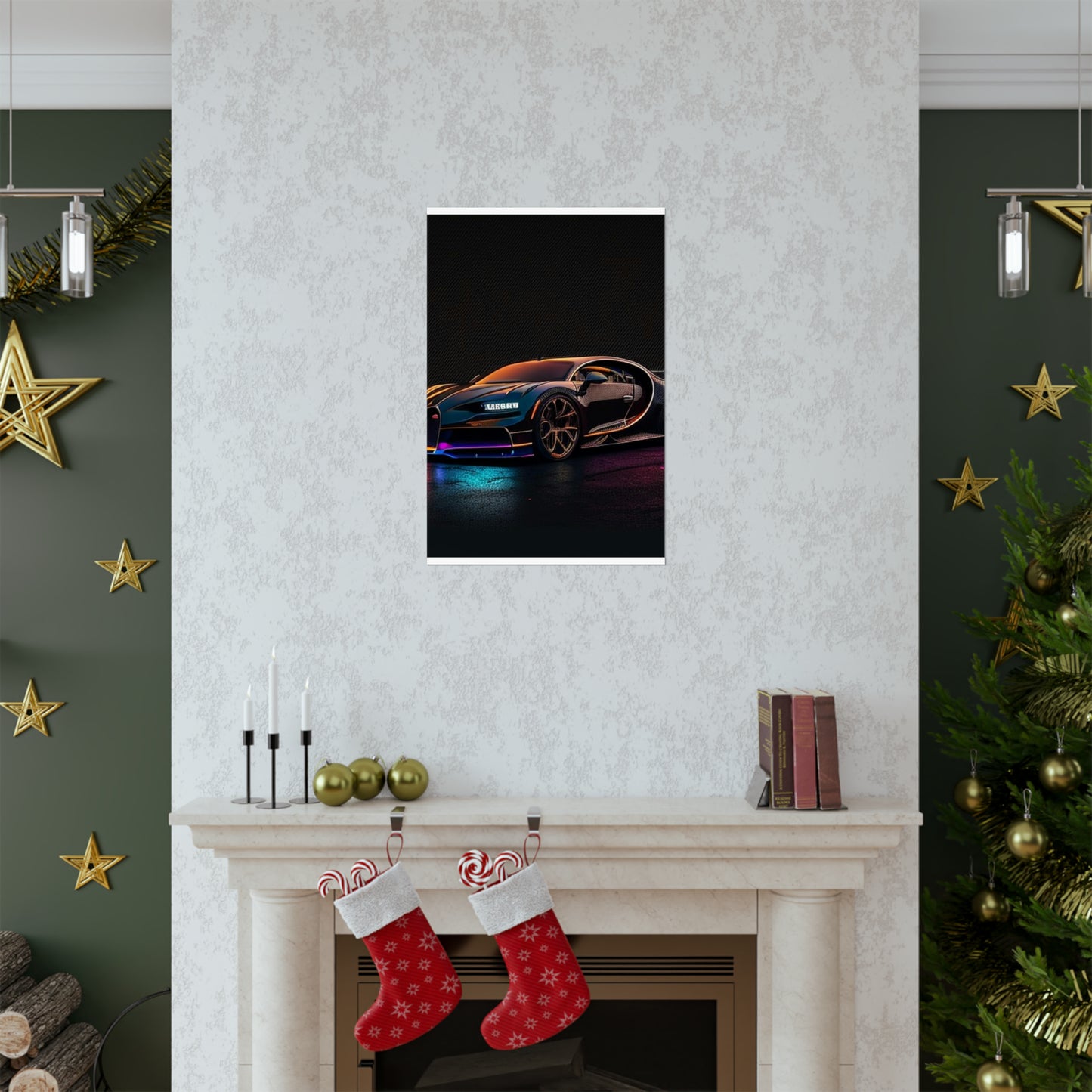 Premium Matte Vertical Posters Bugatti Chiron Super 4