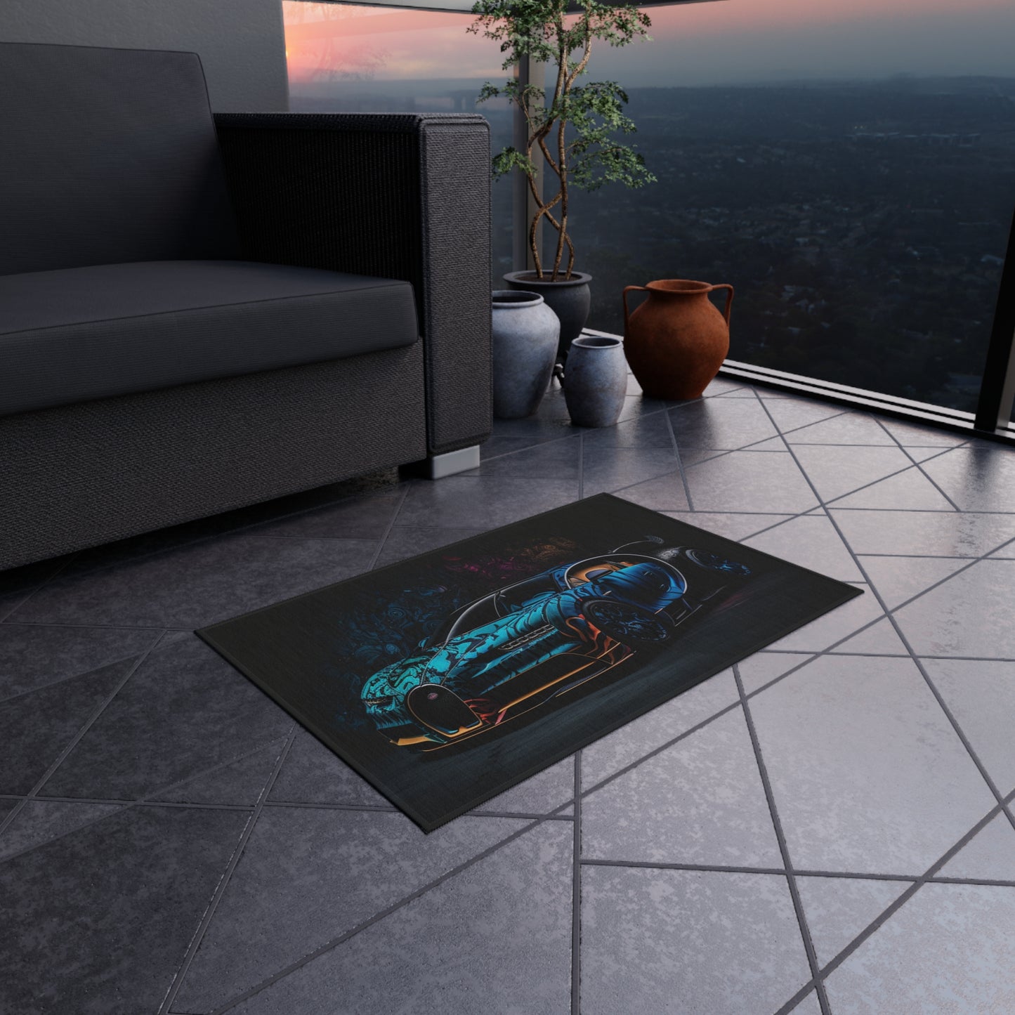 Outdoor Rug  Bugatti Blue 3