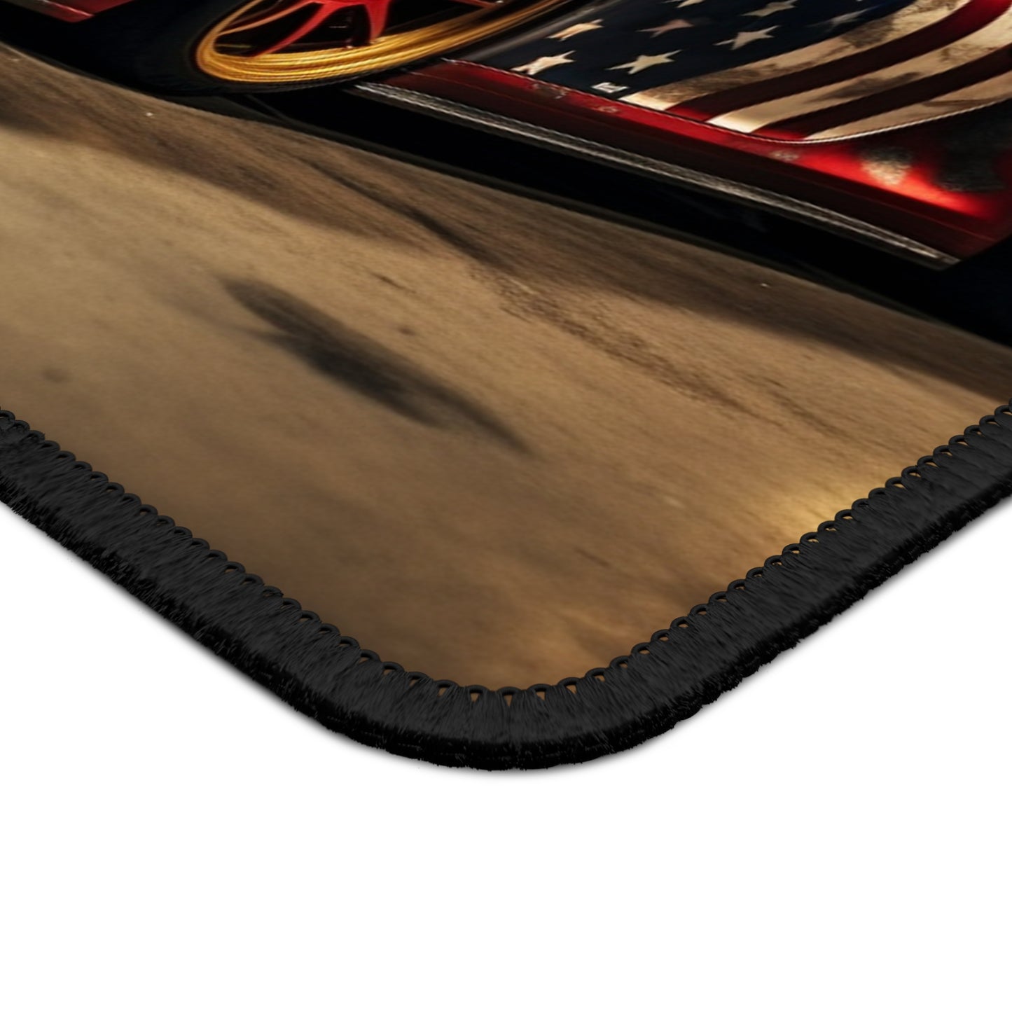 Gaming Mouse Pad  American Flag Porsche 4