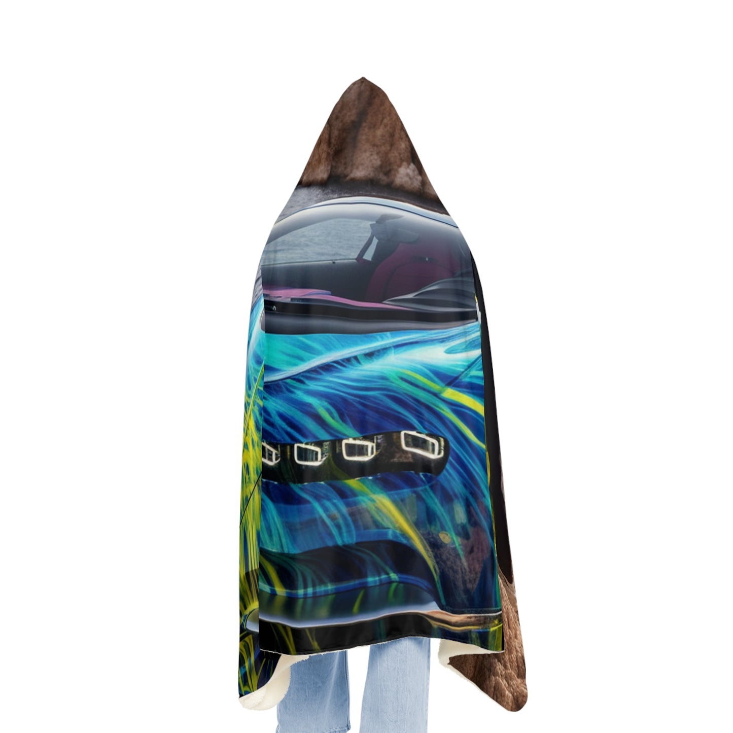 Snuggle Hooded Blanket Bugatti Water 1