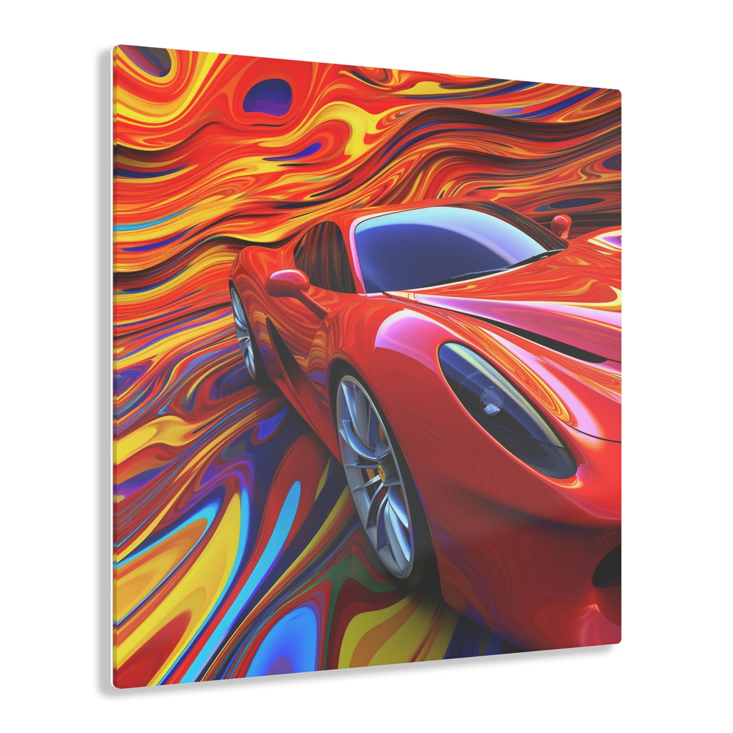 Acrylic Prints Ferrari Water Fusion 4