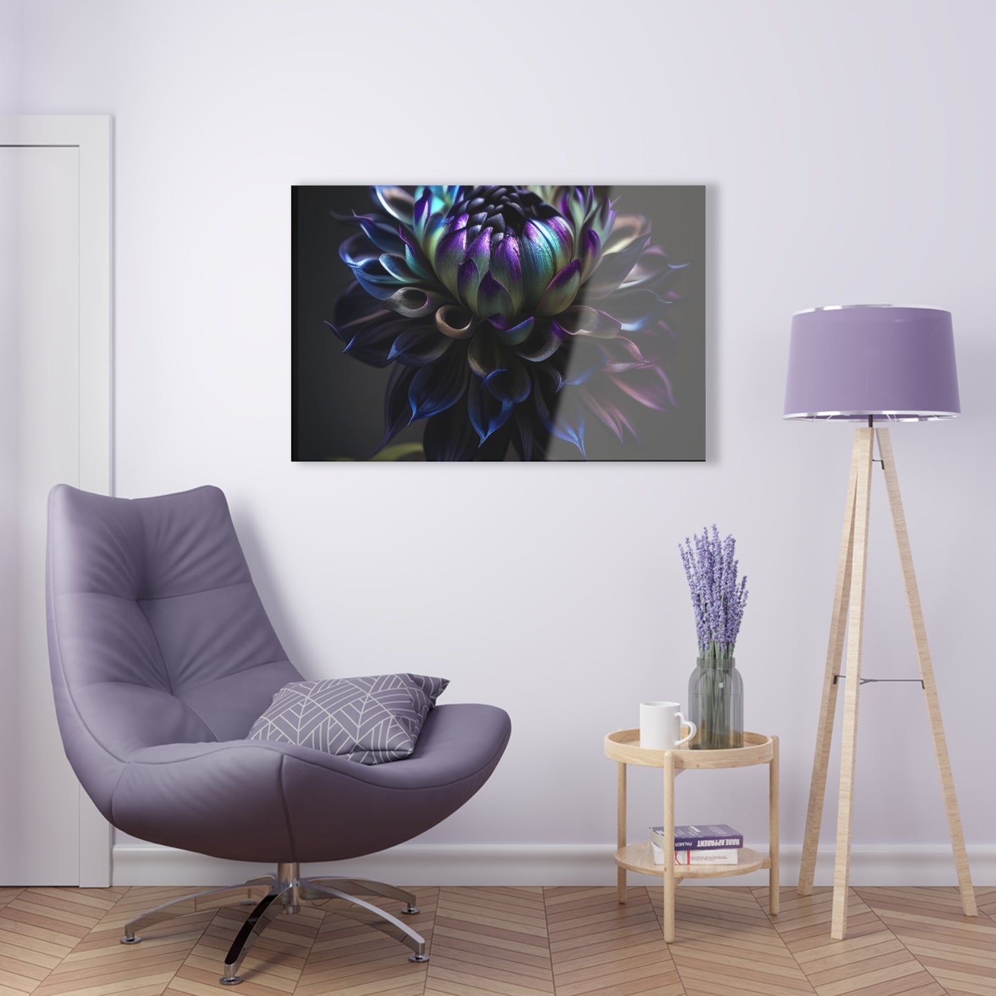 Acrylic Prints Dahlia Purple 4