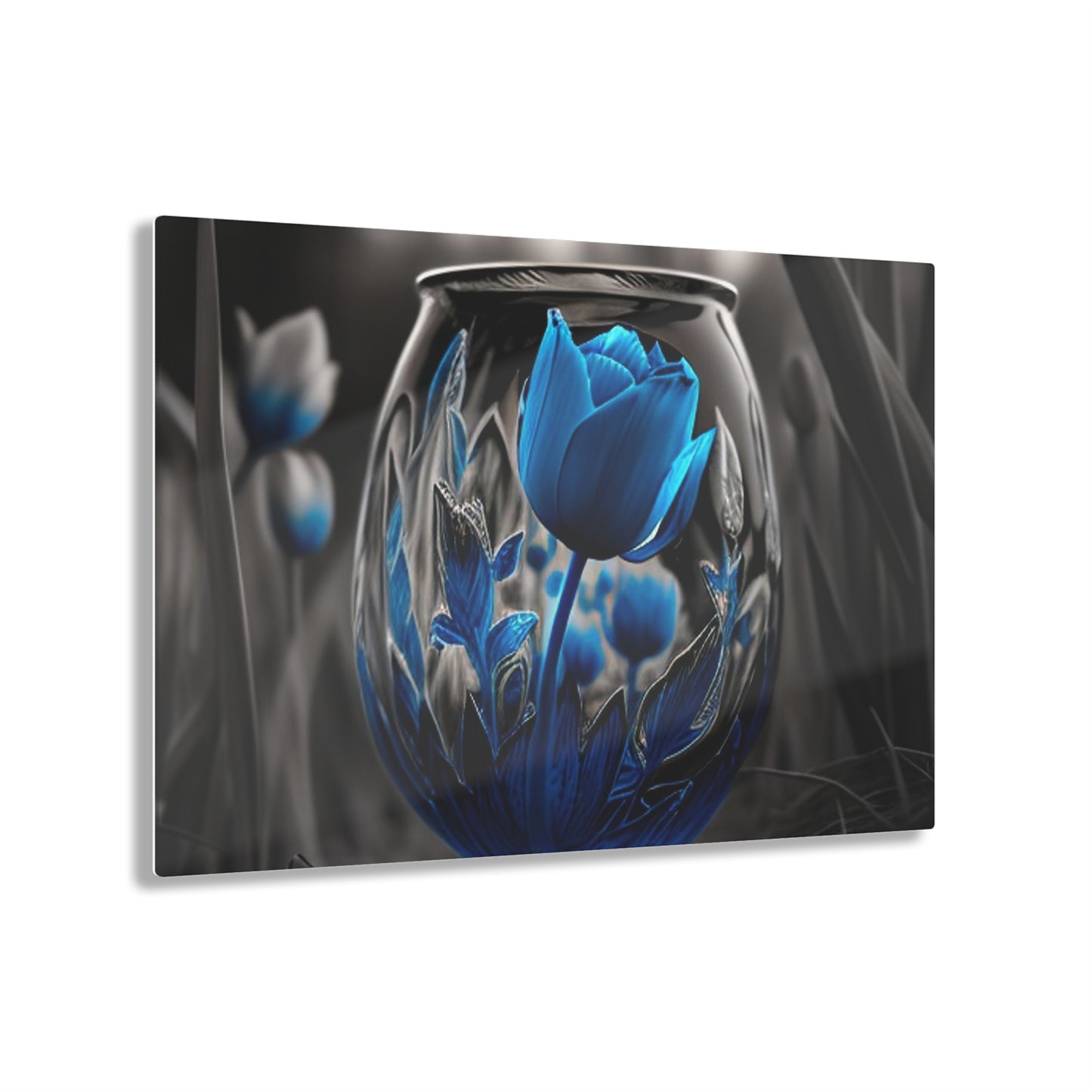 Acrylic Prints Tulip Blue 2