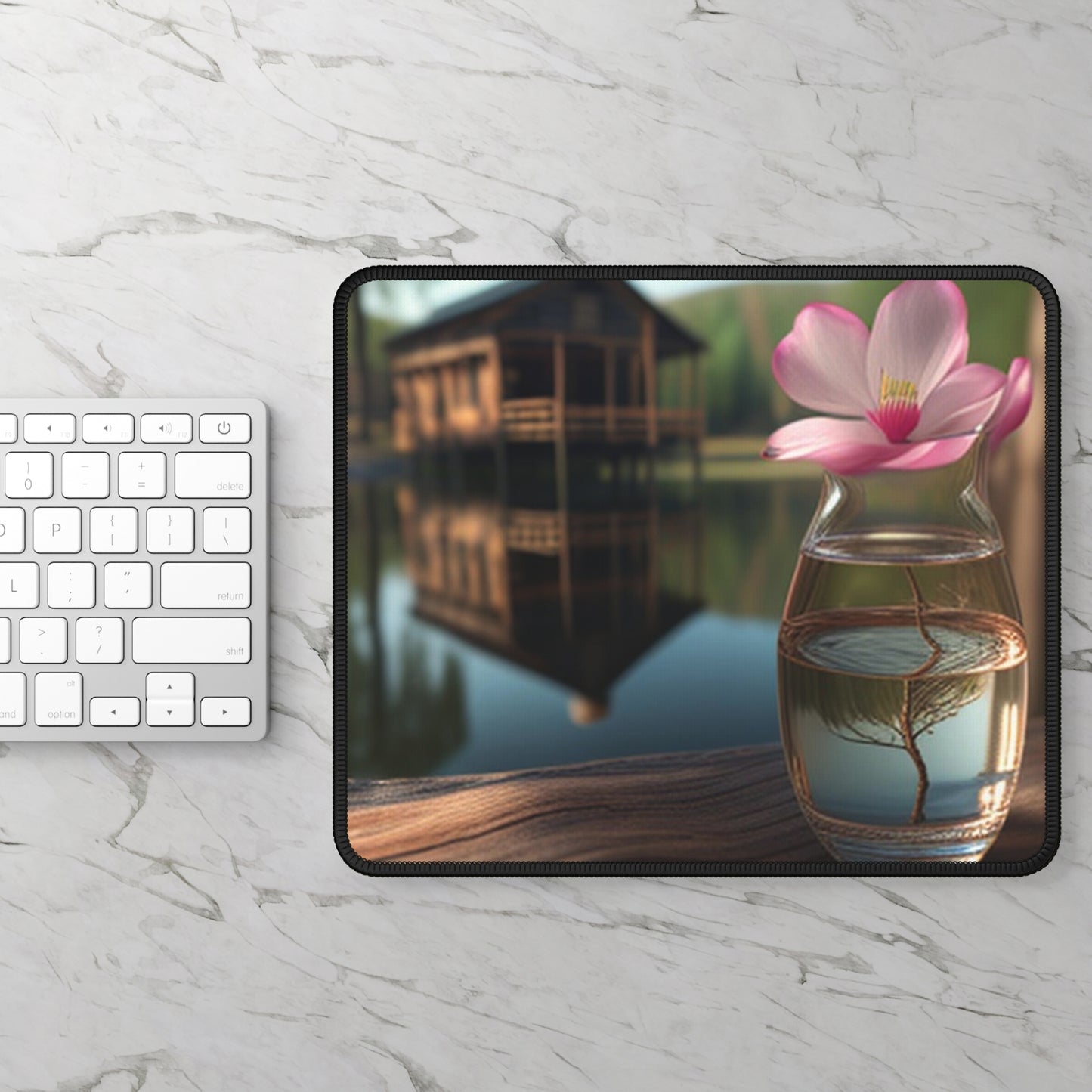 Gaming Mouse Pad  Magnolia in a Glass vase 1