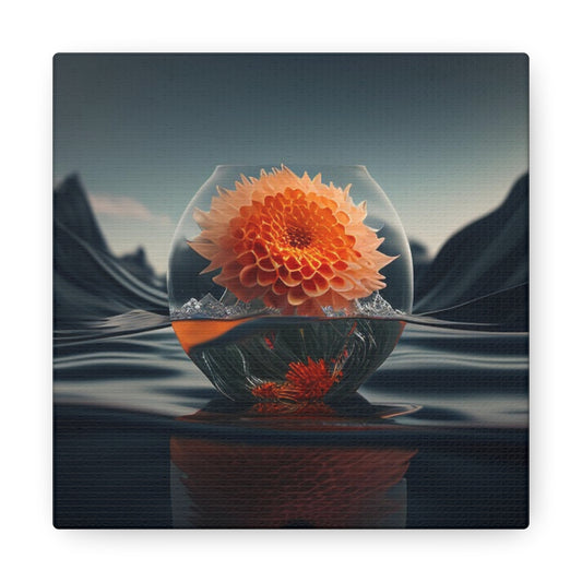 Canvas Gallery Wraps Dahlia Orange 3