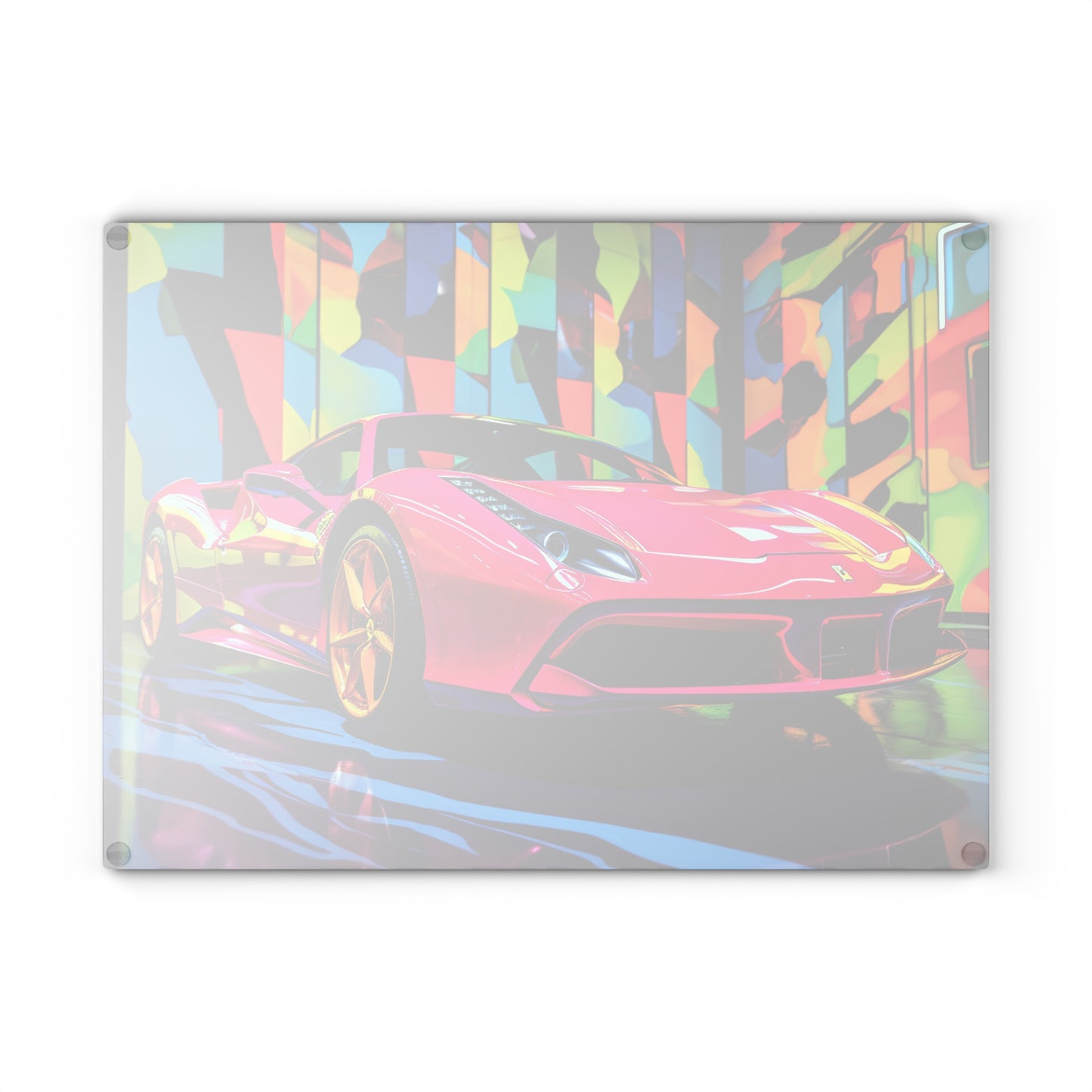 Glass Cutting Board Ferrari Flair Macro 1