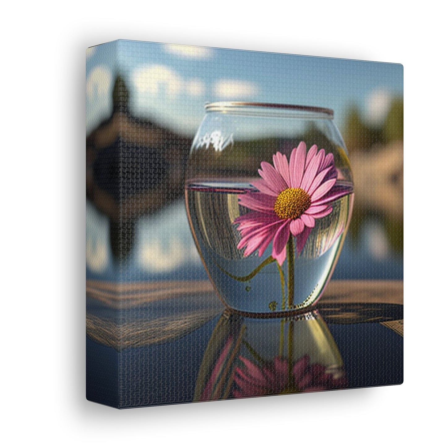 Canvas Gallery Wraps Pink Daisy 3