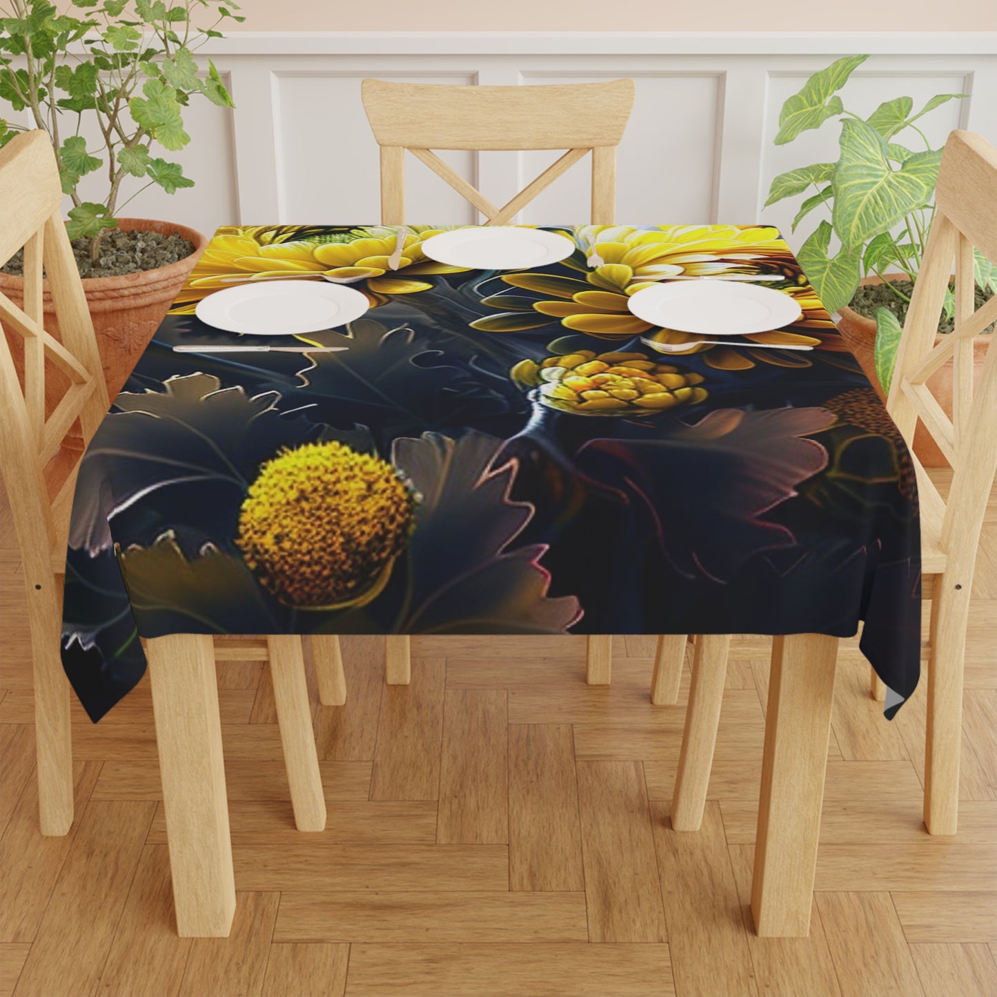 Tablecloth Yellow Hermosas Flores Amarillas 3