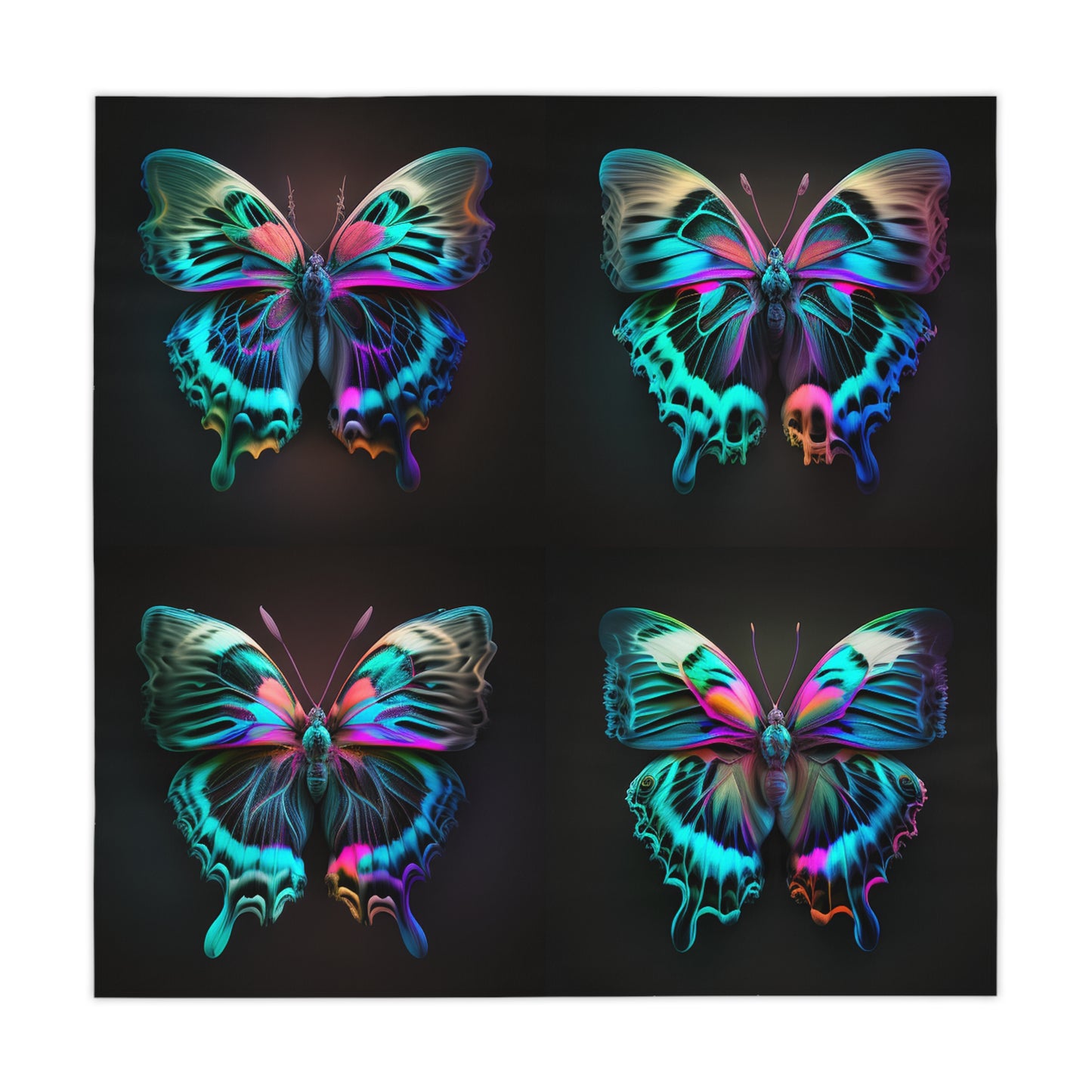 Tablecloth Neon Butterfly Fusion 5